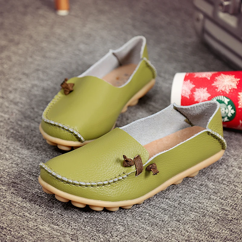 New Moccasins Women2022 Woman Loafers Genuine Leather Female Shoes Slip On Ballet Bowtie Women's Shoe
New Moccasins Women2022 Woman Loafers Genuine Leather Female Shoes Slip On Ballet Bowtie Women's Shoe