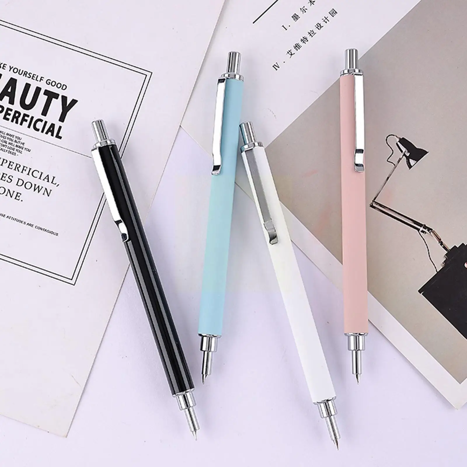 Fountain Pen Press Type Ink Pen Retractable 0.38mm Replaceable Stationery Nib Filler Ink Supplies Converter Sac Sch C6y7
Fountain Pen Press Type Ink Pen Retractable 0.38mm Replaceable Stationery Nib Filler Ink Supplies Converter Sac Sch C6y7