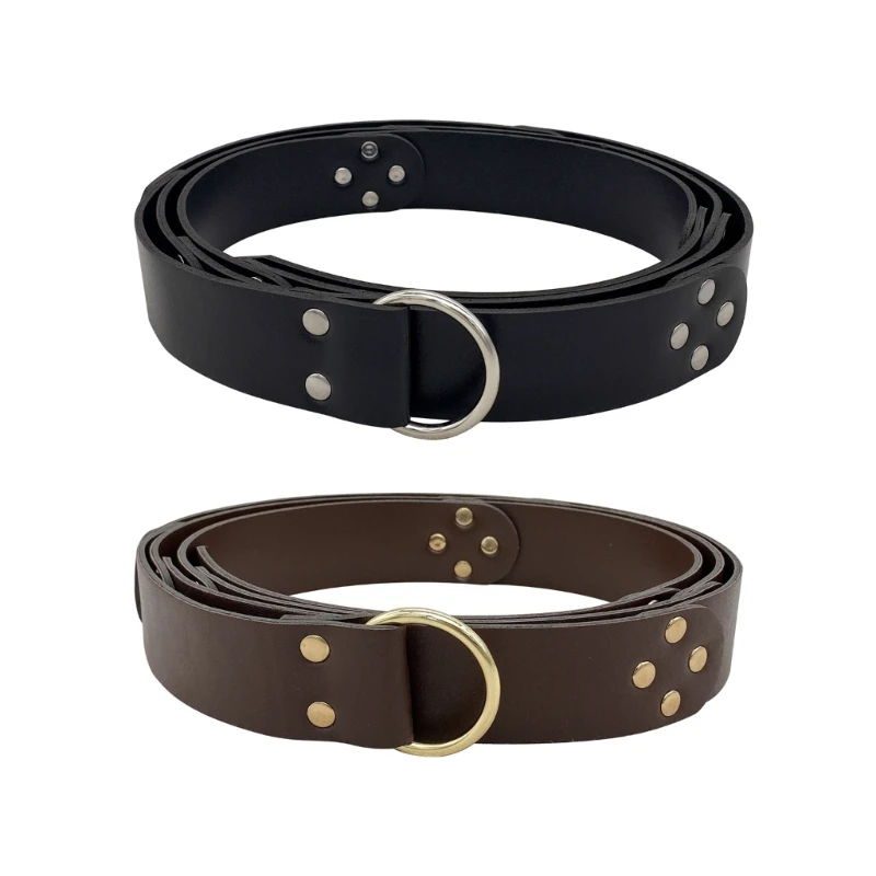 Europe Medieval Viking Belt for Men Renaissance Knight Belt PU Leather Ring Belt Viking Costume LARP Accessories 
Europe Medieval Viking Belt for Men Renaissance Knight Belt PU Leather Ring Belt Viking Costume LARP Accessories