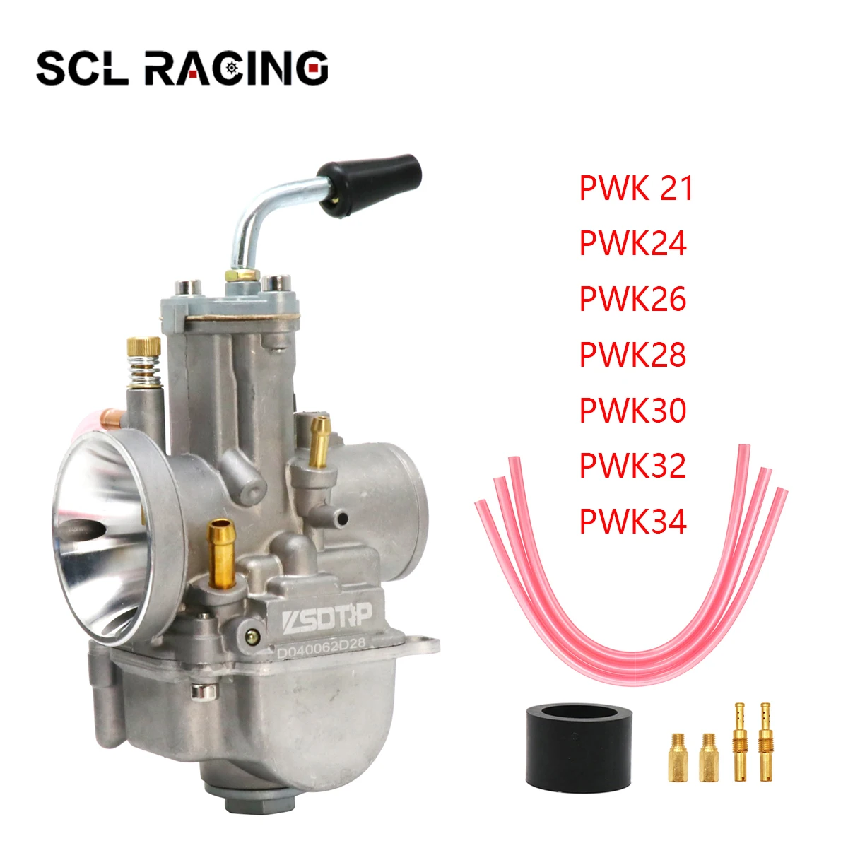

SCL Racing Universal For Keihi PWK Carburetor 21 24 26 28 30 32 34mm With Power Jet For 2T 4T 125-300cc ATV Dirt Bike Motorbike