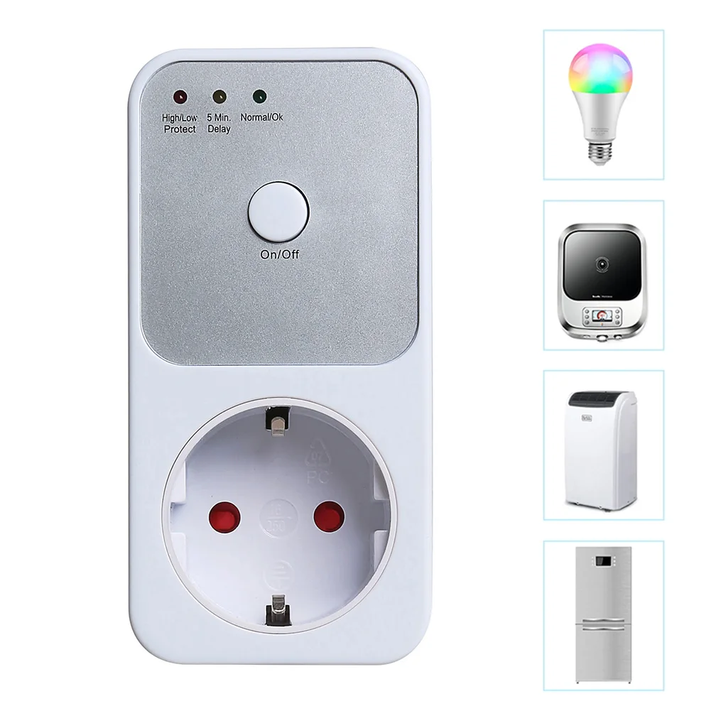 EU Timer Socket Voltage 220V Stabilizer For Socket Surge Protection Electrical Outlets Voltage Protector Electrical Supplies
EU Timer Socket Voltage 220V Stabilizer For Socket Surge Protection Electrical Outlets Voltage Protector Electrical Supplies