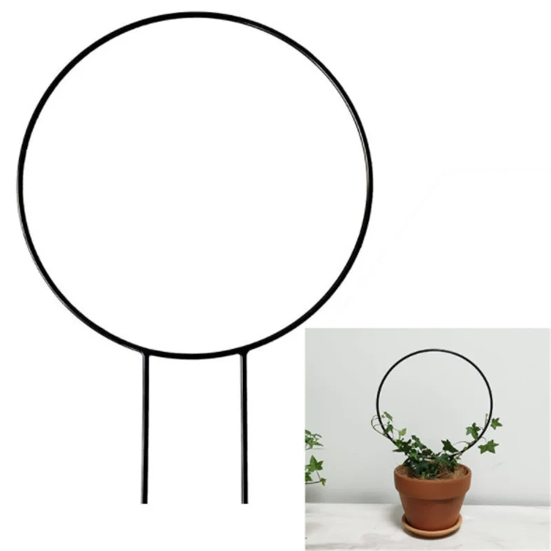 Garden Trellis Climbing Plant Support Stake Circle Round Shape Stand Frame Vine Rack For Mini Indoor Plants Flowers Vegetables
Garden Trellis Climbing Plant Support Stake Circle Round Shape Stand Frame Vine Rack For Mini Indoor Plants Flowers Vegetables