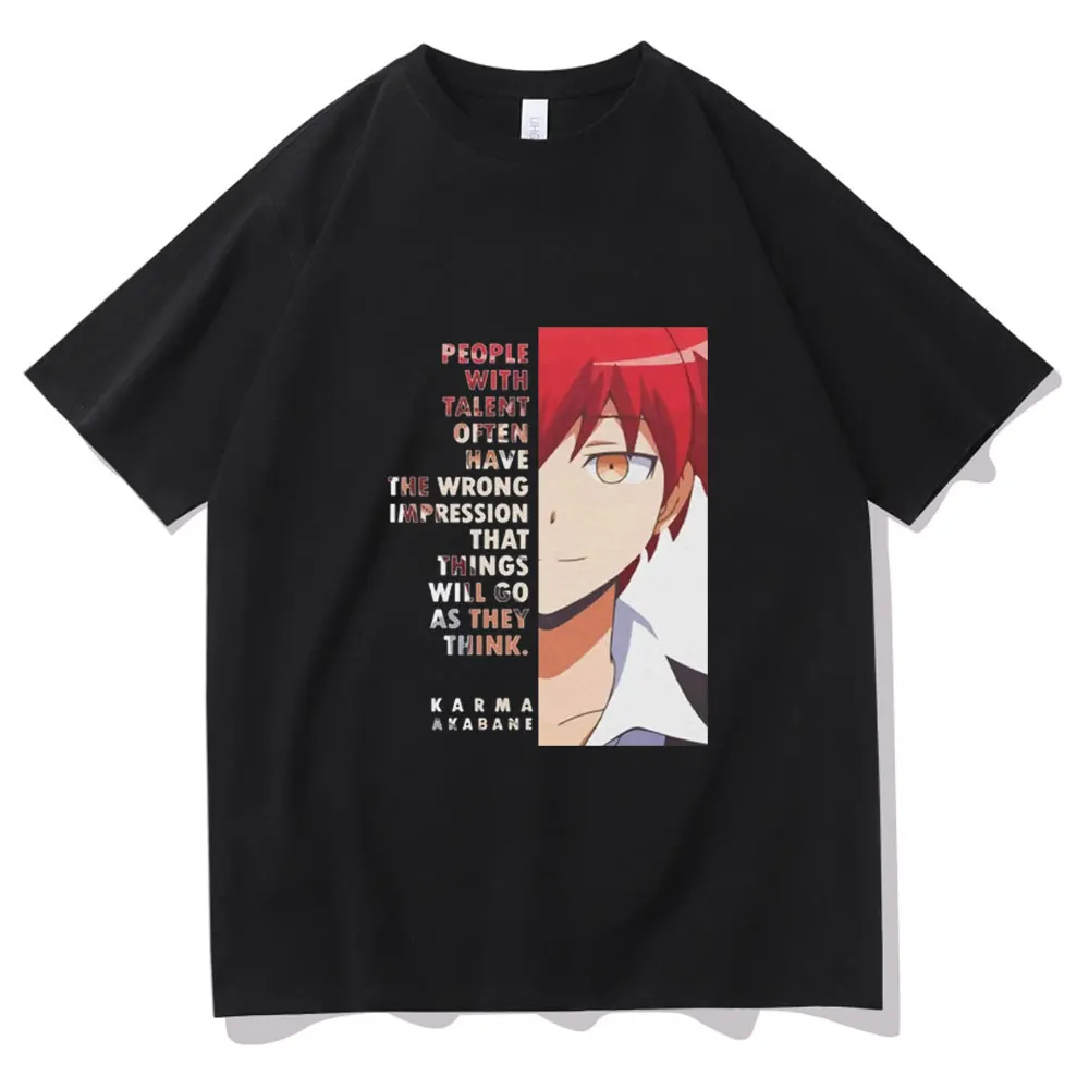 Anime Assassination Classroom T-shirt Graphic Print T Shirts Harajuku Tee Shirt Summer Fashion Karma Akabane Men Women Tshirt
Anime Assassination Classroom T-shirt Graphic Print T Shirts Harajuku Tee Shirt Summer Fashion Karma Akabane Men Women Tshirt