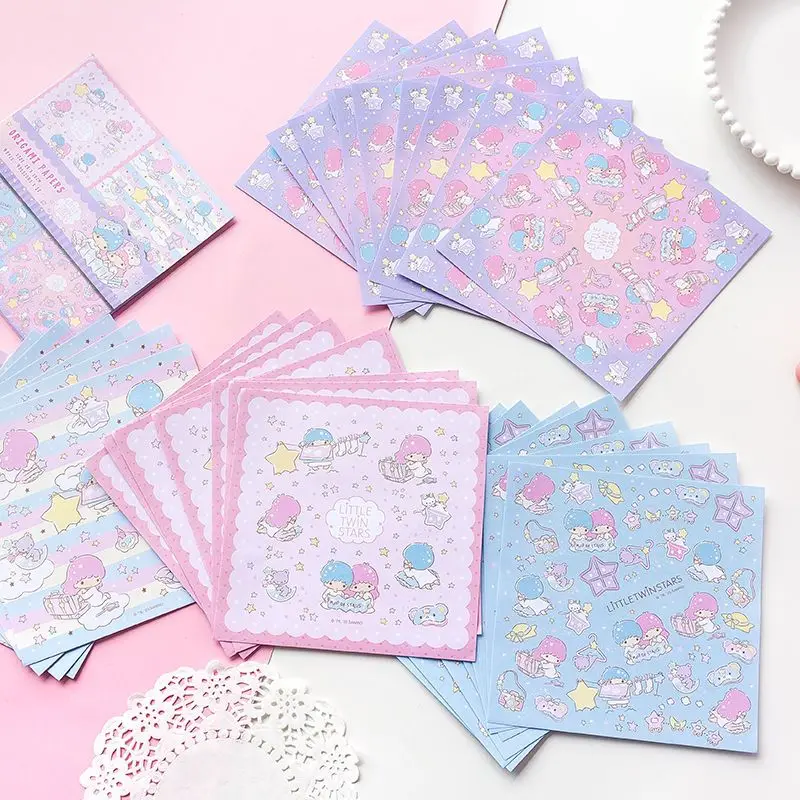 Sanrio Hello Kitty My Melody Cute Handmade Paper Cutting Cartoon Little Twin Stars Kindergarten Diy Colored Paper Children Gifts
Sanrio Hello Kitty My Melody Cute Handmade Paper Cutting Cartoon Little Twin Stars Kindergarten Diy Colored Paper Children Gifts