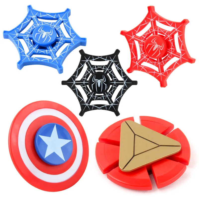 Fidget Spinner Toys Avengers Captain America Shield Fidget Gyro Antistress Hand Adult Anti-Stress Toy Children Spinner Spiderman
Fidget Spinner Toys Avengers Captain America Shield Fidget Gyro Antistress Hand Adult Anti-Stress Toy Children Spinner Spiderman