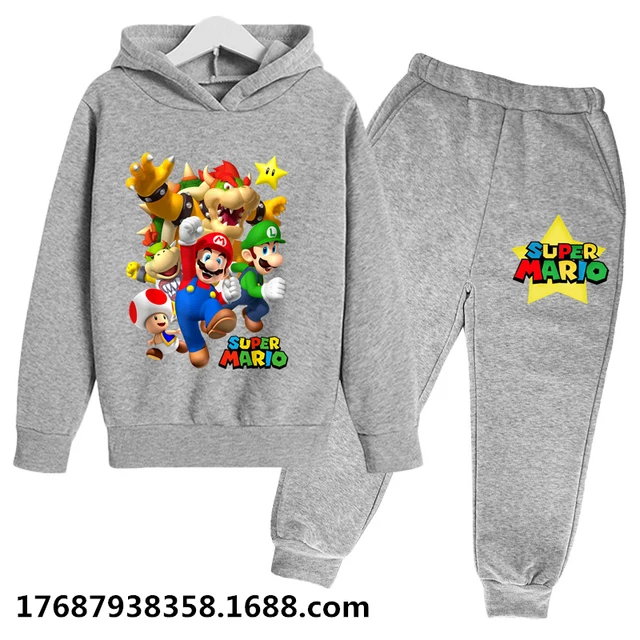 New Marios-Bros Sports cotton Spring Autumn Hoodie Pullover Pants Boys and Girls Cute Fashion Casual Long Sleeve Hoodie Set
New Marios-Bros Sports cotton Spring Autumn Hoodie Pullover Pants Boys and Girls Cute Fashion Casual Long Sleeve Hoodie Set