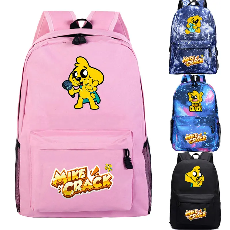 Cartoon Mikecrack School Backpack Students Back To School Gift Bagpack Boy Girls Schoolbags Laptop Mochila Kids Daily Knapsack
Cartoon Mikecrack School Backpack Students Back To School Gift Bagpack Boy Girls Schoolbags Laptop Mochila Kids Daily Knapsack