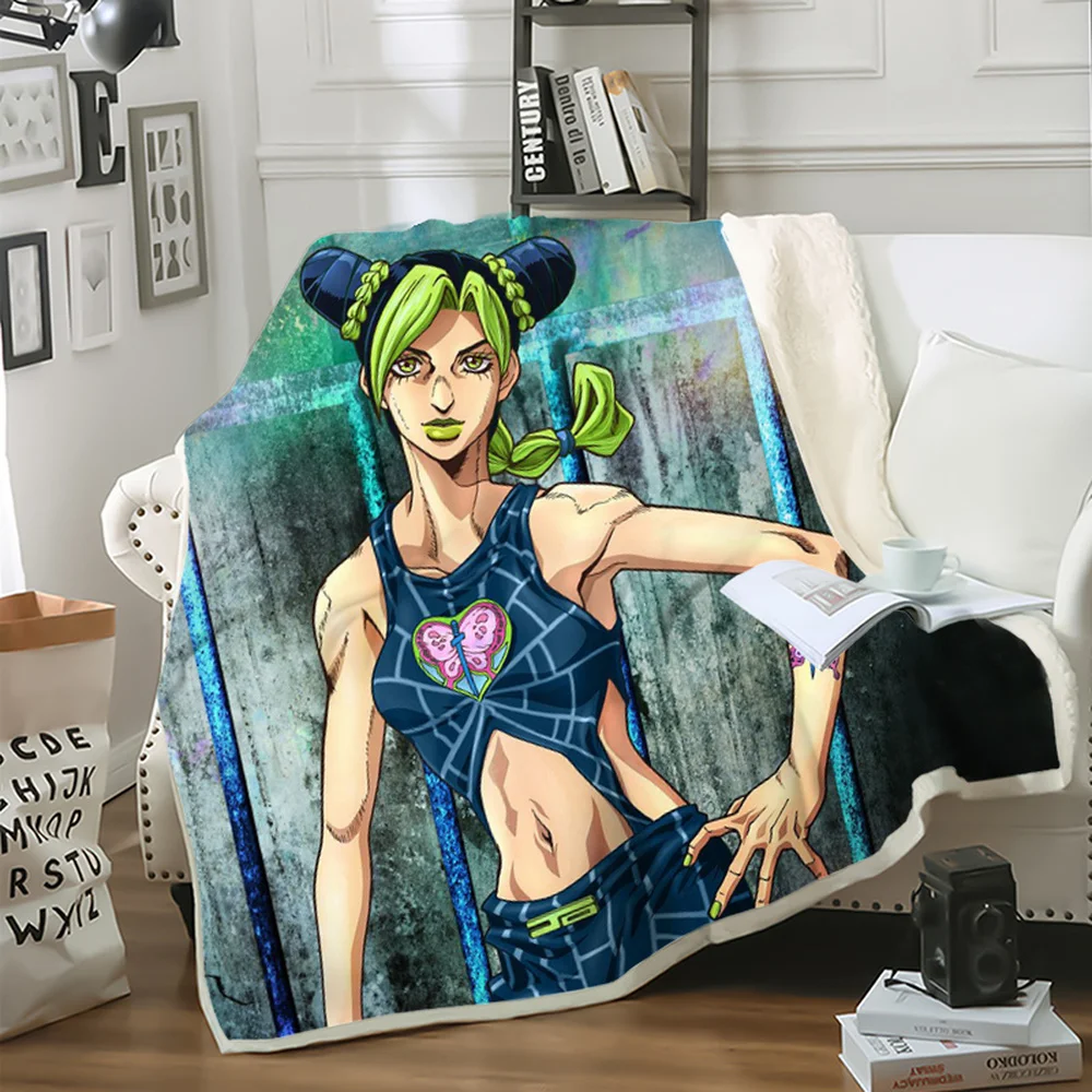 CLOOCL Japanese Anime JoJo's Bizarre Adventure Stone Ocean Blanket 3D Print Sofa Travel Teens Student Blanket Drop Shipping
CLOOCL Japanese Anime JoJo's Bizarre Adventure Stone Ocean Blanket 3D Print Sofa Travel Teens Student Blanket Drop Shipping