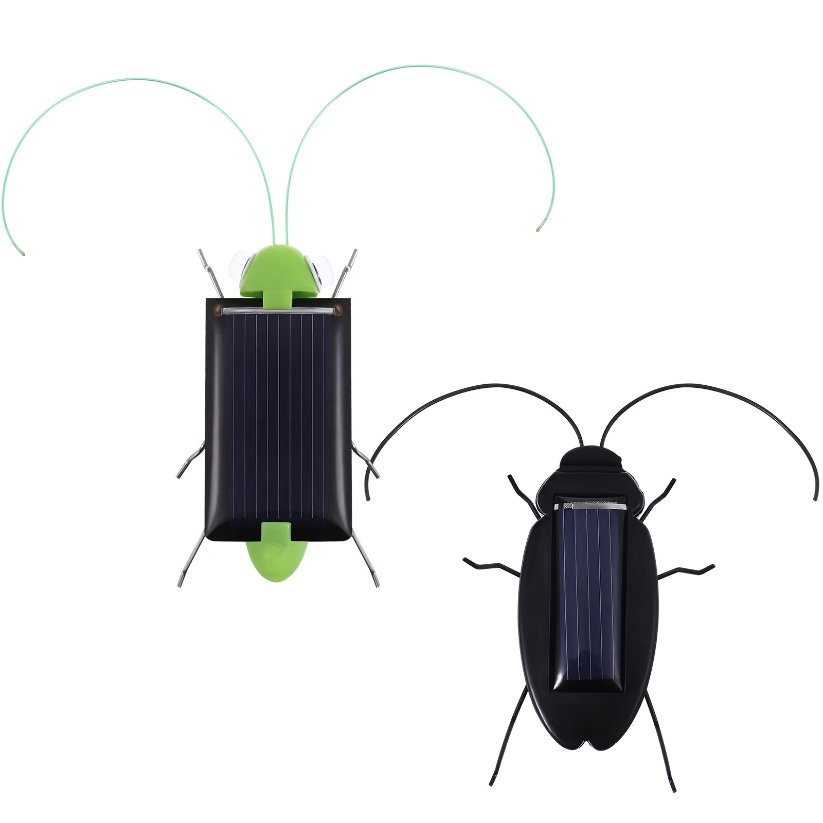 2pcs Fake Locust Cockroach Toys Solar Powered Insects Simulation Roach Locust Tricky Toys Fake Insect Toy for Kids
2pcs Fake Locust Cockroach Toys Solar Powered Insects Simulation Roach Locust Tricky Toys Fake Insect Toy for Kids