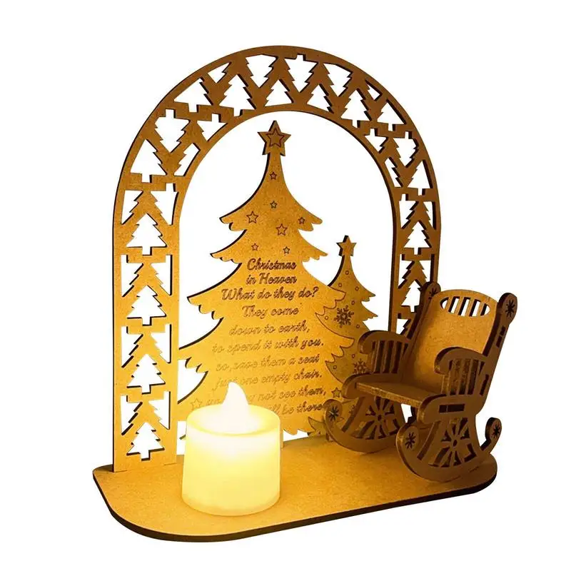 Memory Tealight Rocking Chairs Christmas Candle Ornament For Remembrance Tealight With Candlestick Holder For Porch Coffee Table
Memory Tealight Rocking Chairs Christmas Candle Ornament For Remembrance Tealight With Candlestick Holder For Porch Coffee Table