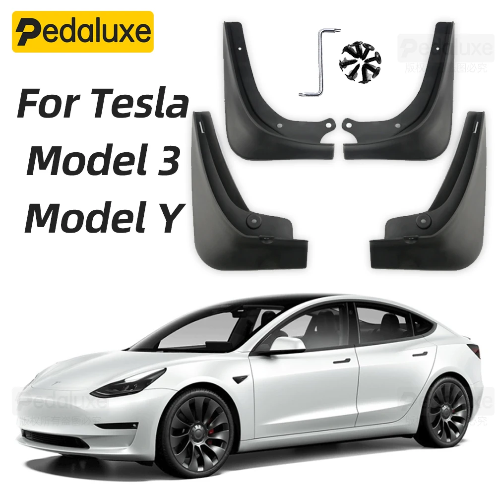 4 шт., передние и задние боковые щитки от грязи для Tesla Model 3 2017-2023
4 шт., передние и задние боковые щитки от грязи для Tesla Model 3 2017-2023