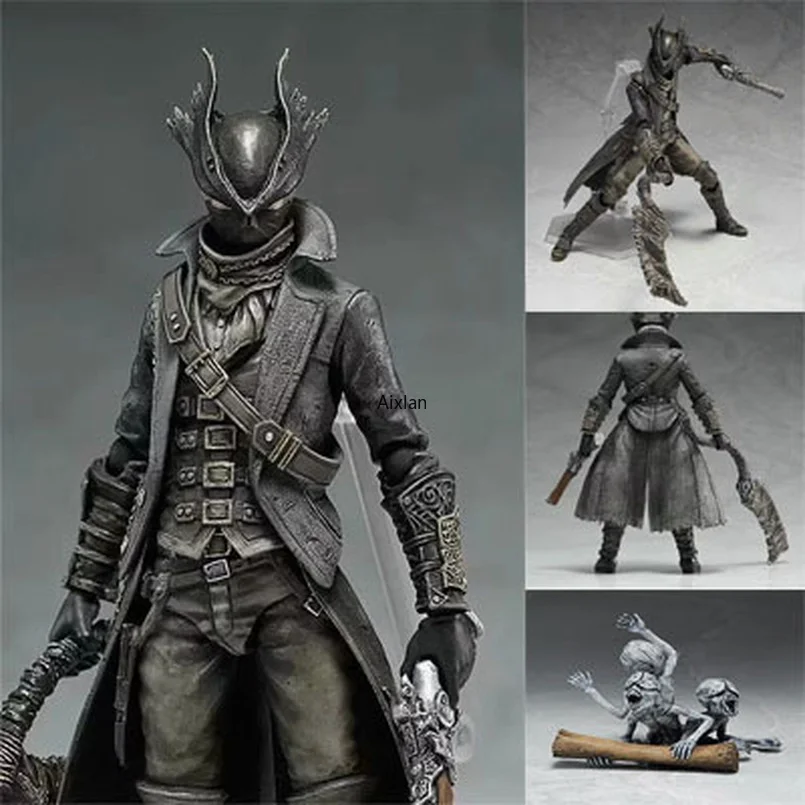 

15CM Figma 367 Bloodborne Hunter Action Figure Collectible Model Toy