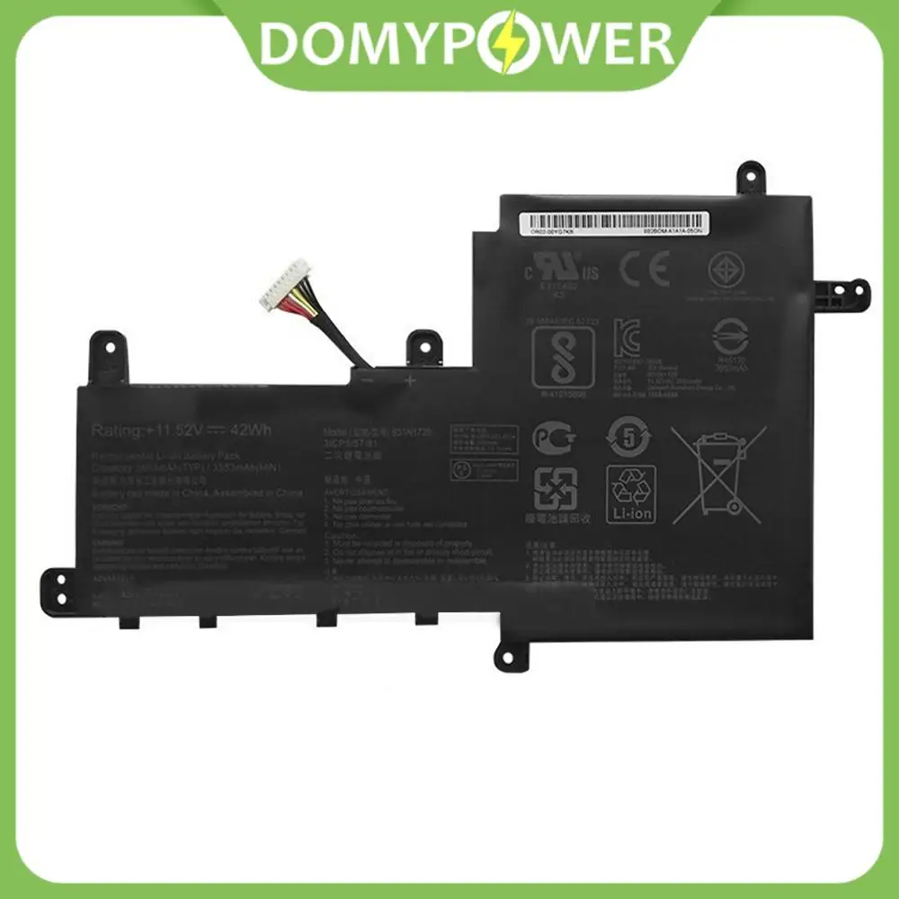 B31N1729 Laptop Battery for Asus VivoBook S15 S530U S530UA S530UN X530FN K530FF K530FN P1502FF S5300FF S5300UN S530FA V530FF
B31N1729 Laptop Battery for Asus VivoBook S15 S530U S530UA S530UN X530FN K530FF K530FN P1502FF S5300FF S5300UN S530FA V530FF