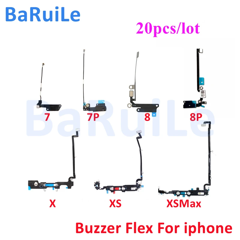 Баруиле 20 штук Гудок wifi Антенна сигнальный гибкий кабель для iPhone 6s 7 8 плюс X XR XS Max Громкоговоритель Лента Запчасти.