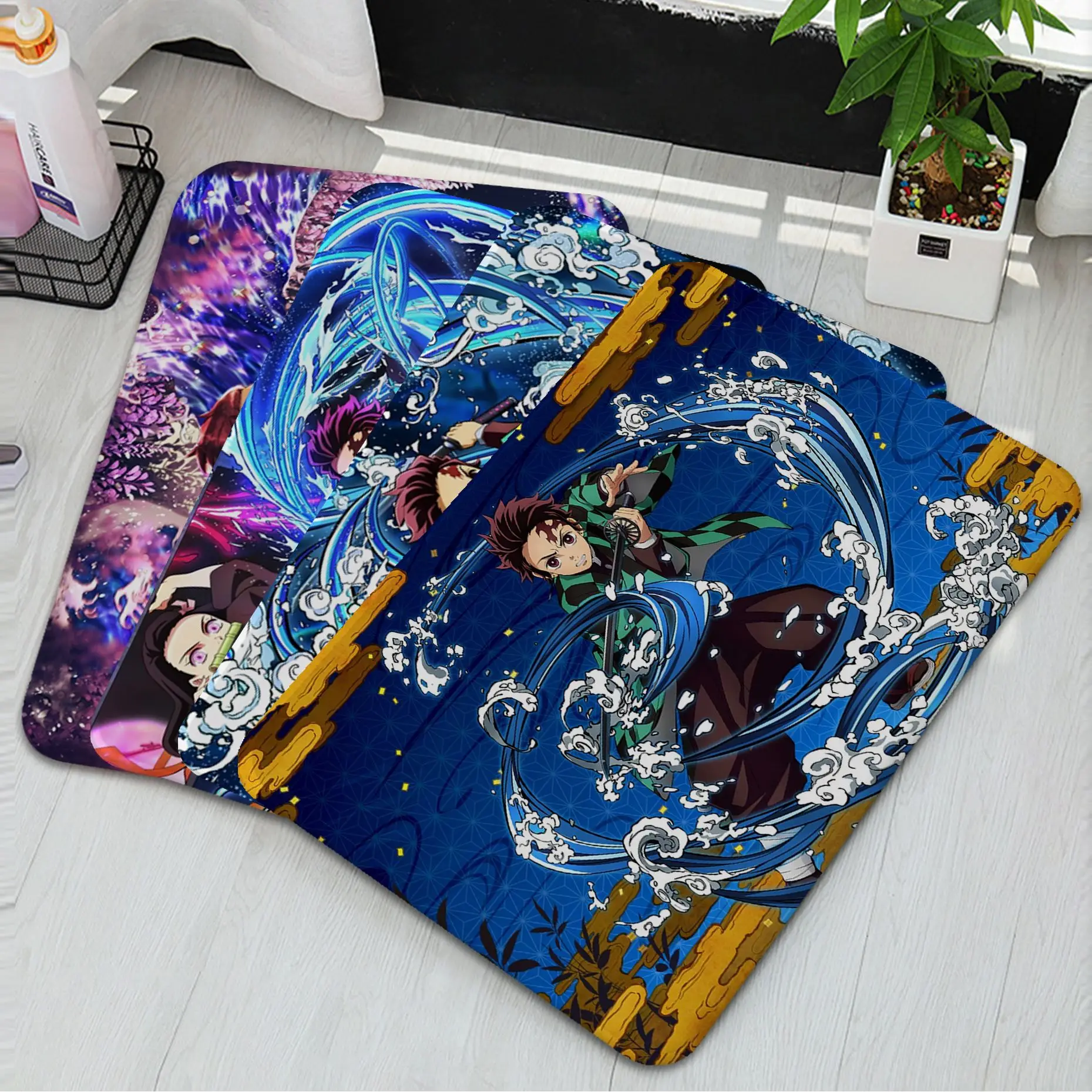 Bandai Kamado Tanjirou Door Mat Cheaper Anti-slip Modern Living Room Balcony Printed Hotel Decor Mat
Bandai Kamado Tanjirou Door Mat Cheaper Anti-slip Modern Living Room Balcony Printed Hotel Decor Mat