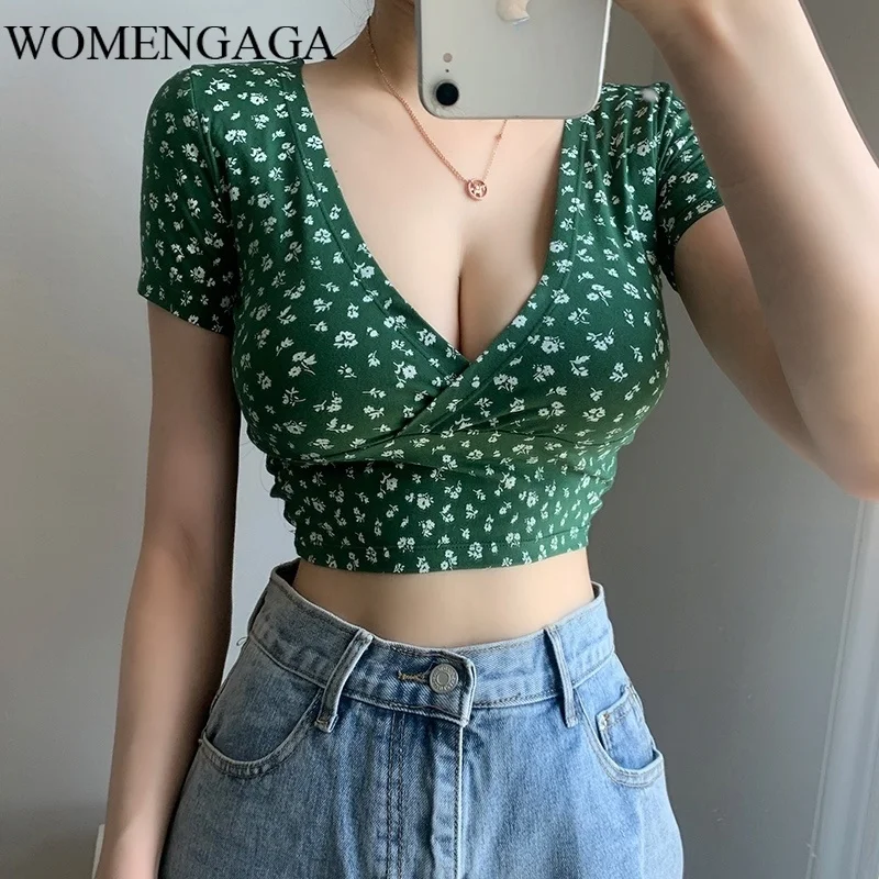 Summer Fashion 2022 Sexy V Neck New French Floral Deep V-neck Temperament Short T-shirt Short Sleeve Tops Girl Female Beach U3PE
Summer Fashion 2022 Sexy V Neck New French Floral Deep V-neck Temperament Short T-shirt Short Sleeve Tops Girl Female Beach U3PE