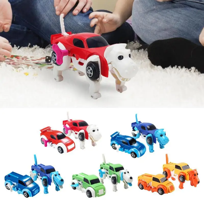 Clockwork Transforming Toy 2 In 1 Transforming Toys For Toddlers One Clockwork Deformation To Dog Transforming Car Toy Learning 
Clockwork Transforming Toy 2 In 1 Transforming Toys For Toddlers One Clockwork Deformation To Dog Transforming Car Toy Learning