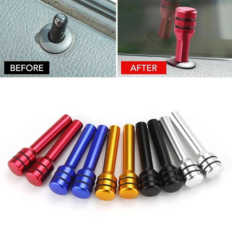 2/4PCS 5 Colors Aluminum Alloy Car Security Door Lock Pins Universal Auto Truck Interior Knob Pull Pins Screw Knob Accessories
2/4PCS 5 Colors Aluminum Alloy Car Security Door Lock Pins Universal Auto Truck Interior Knob Pull Pins Screw Knob Accessories
