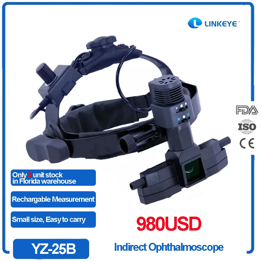 LINK Brand Non-Contact Indirect Ophthalmoscope Retinoscope Rechargeable Ophthalmic YZ-25B Optical Instruments
LINK Brand Non-Contact Indirect Ophthalmoscope Retinoscope Rechargeable Ophthalmic YZ-25B Optical Instruments