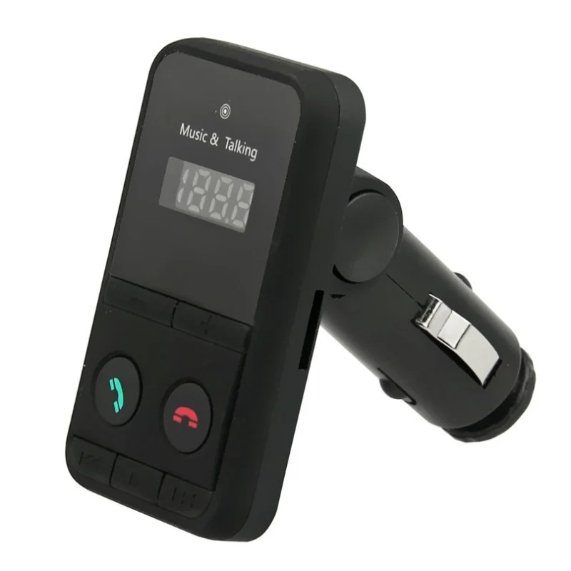 

Bluetooth Wireless Car Kit Handfree LCD FM Transmitter Dual USB Car Charger 1A MP3 Music TF Card U Disk Player