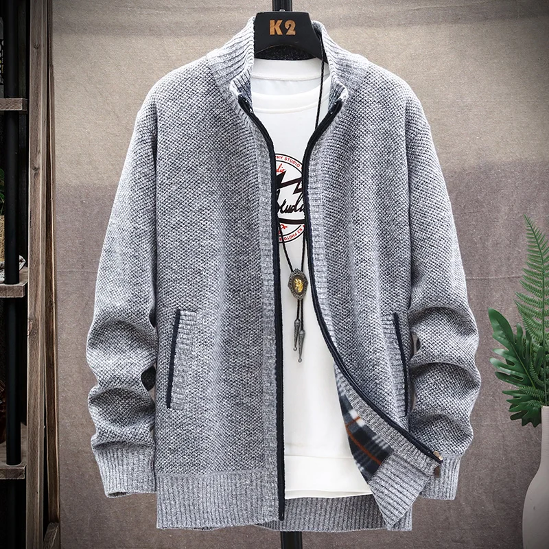 Spring New Men's Sweaters Autumn Warm Zipper Cardigan Sweaters Knitted Sweatercoats Turtleneck Jacket Male M-4XL Mens Clothes
Spring New Men's Sweaters Autumn Warm Zipper Cardigan Sweaters Knitted Sweatercoats Turtleneck Jacket Male M-4XL Mens Clothes