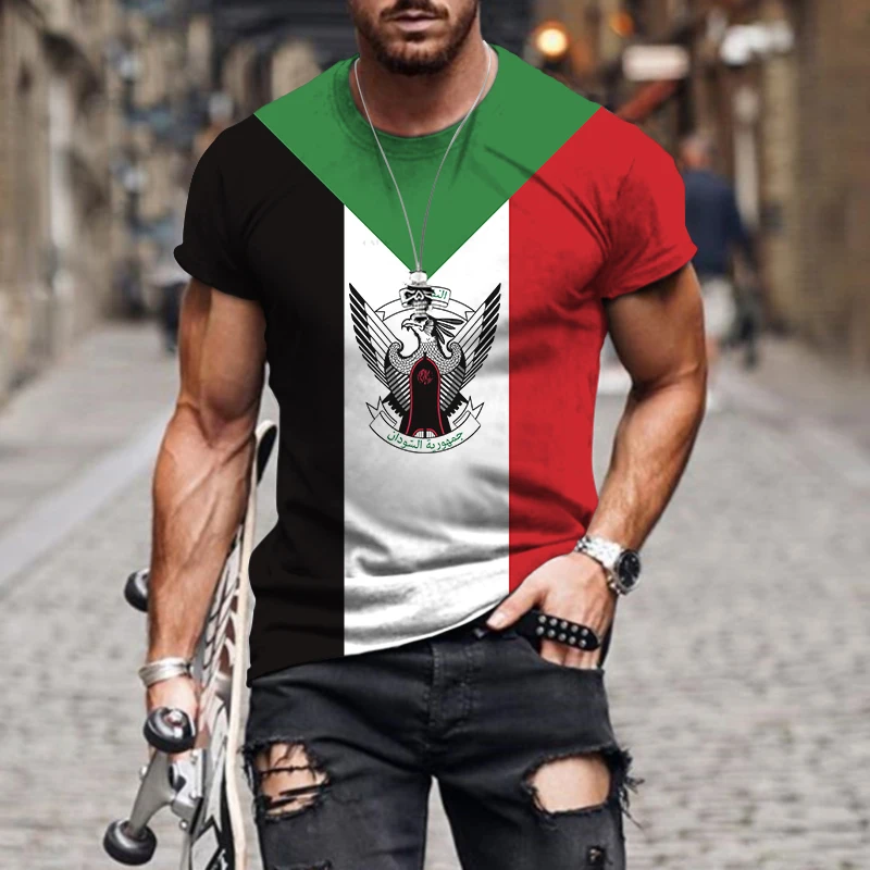 Men T Shirt Men's Clothes Brand Fashion National flag Printed High Quality Round Neck Short Sleeve Oversized T-shirt for men tee
Men T Shirt Men's Clothes Brand Fashion National flag Printed High Quality Round Neck Short Sleeve Oversized T-shirt for men tee