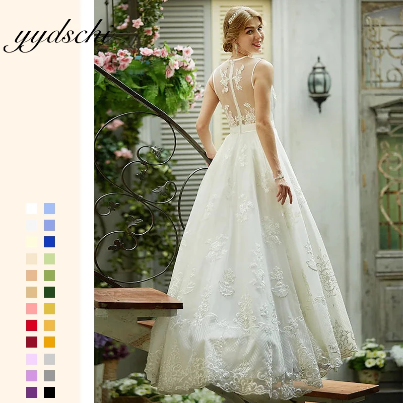 Luxury A-Line Ball Gown Wedding Dress Sexy Plunging Neck Bridal Beautiful Back Brush Train Embroidered Lace Floor Length Dress
Luxury A-Line Ball Gown Wedding Dress Sexy Plunging Neck Bridal Beautiful Back Brush Train Embroidered Lace Floor Length Dress