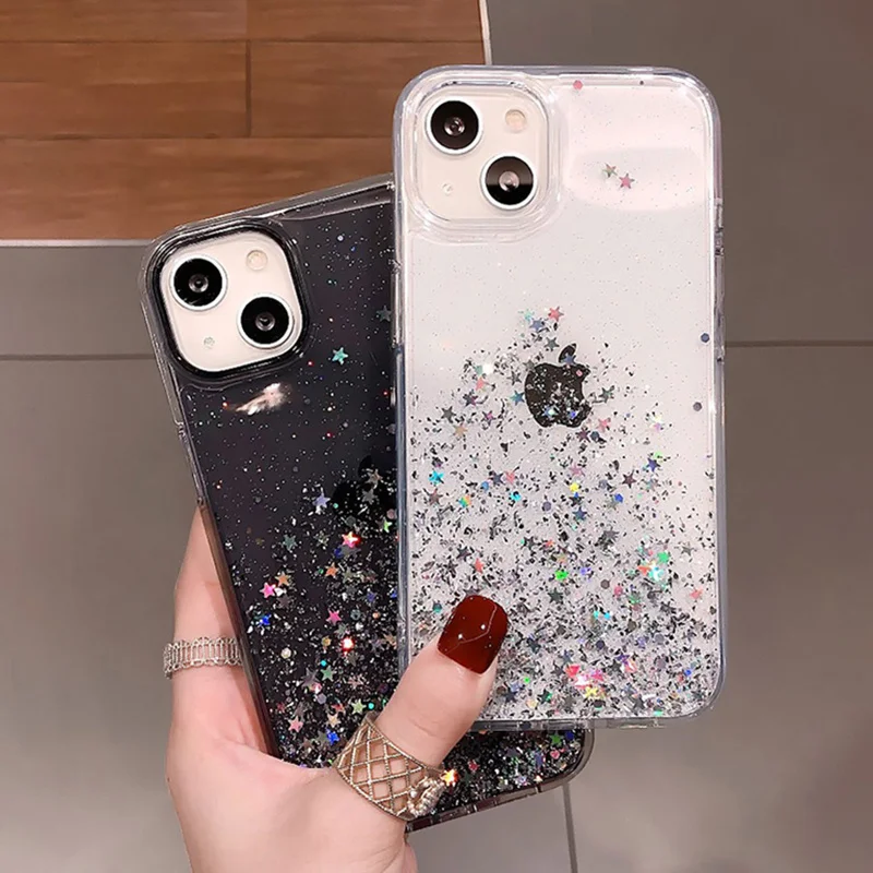 Блестящий Прозрачный Силиконовый противоударный чехол для iPhone 13 12 11 Pro Max Mini X Xs XR 7 8 Plus SE 2, Роскошный прозрачный чехол с блестками
Блестящий Прозрачный Силиконовый противоударный чехол для iPhone 13 12 11 Pro Max Mini X Xs XR 7 8 Plus SE 2, Роскошный прозрачный чехол с блестками