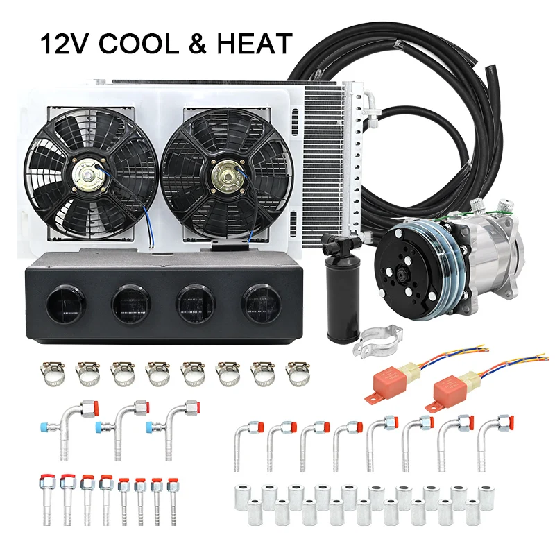 404 Универсальный автомобильный комплект кондиционера 12 В 24 В для караванов, легковых автомобилей, фургонов, кондиционеров в сборе
404 Универсальный автомобильный комплект кондиционера 12 В 24 В для караванов, легковых автомобилей, фургонов, кондиционеров в сборе