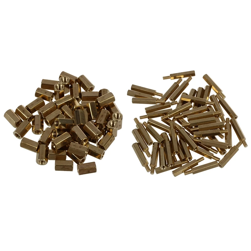 50 Pcs M3 Male X M3 Female Screw PCB Stand-Off Spacer Hex 26Mm Length & 50 Pcs Metal Hex M3 Female Screw 8Mm Body
50 Pcs M3 Male X M3 Female Screw PCB Stand-Off Spacer Hex 26Mm Length & 50 Pcs Metal Hex M3 Female Screw 8Mm Body