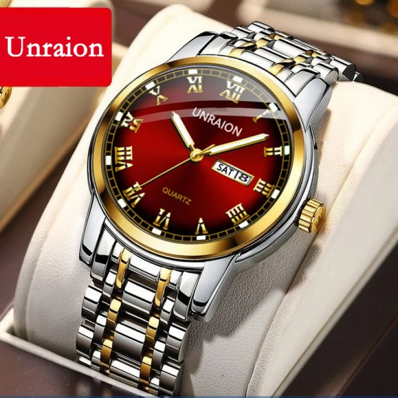 Men Watch Stainless Steel Top Quailty Luxury Push Button Hidden Clasp Waterproof Luminous Date Week Sport Wrist Watches
Men Watch Stainless Steel Top Quailty Luxury Push Button Hidden Clasp Waterproof Luminous Date Week Sport Wrist Watches