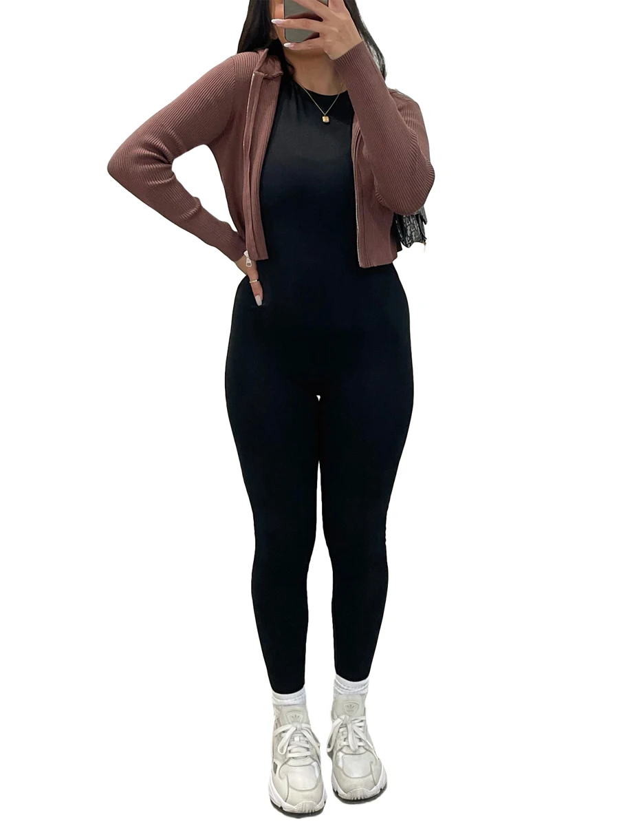 Women Workout Romper Solid Color Short Sleeve Bodysuit Pants Jumpsuits for Sports Gym Yoga Fitness
Women Workout Romper Solid Color Short Sleeve Bodysuit Pants Jumpsuits for Sports Gym Yoga Fitness