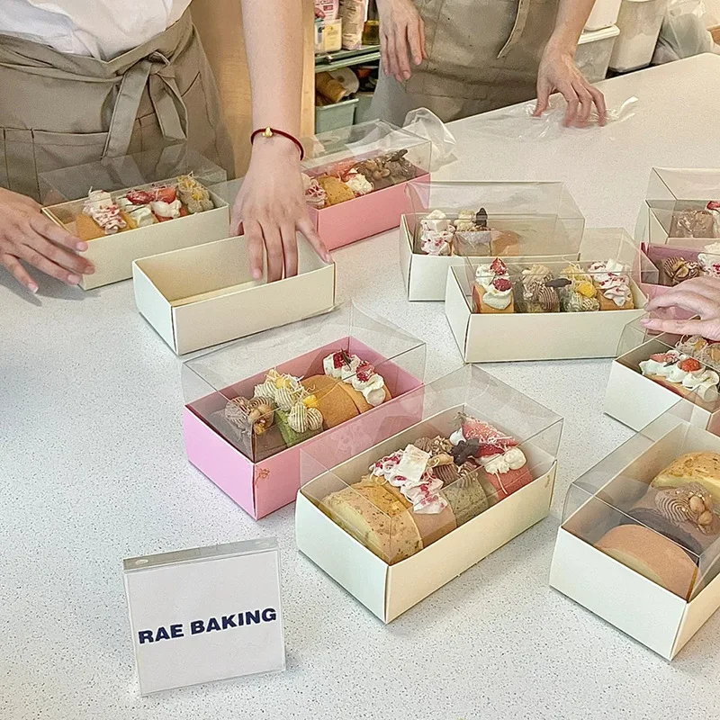 10Pcs Transparent Macaron Cake Boxes PET Cupcake Packaging Dessert Container Christmas Home Party Candy Gift Box
10Pcs Transparent Macaron Cake Boxes PET Cupcake Packaging Dessert Container Christmas Home Party Candy Gift Box