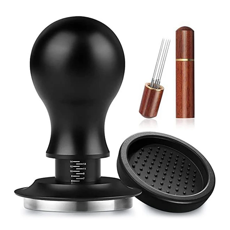 Espresso Tamper Coffee Tamper With Powder Press Needle Stainless Steel Tampers With Scale Coffee Distributor
Espresso Tamper Coffee Tamper With Powder Press Needle Stainless Steel Tampers With Scale Coffee Distributor