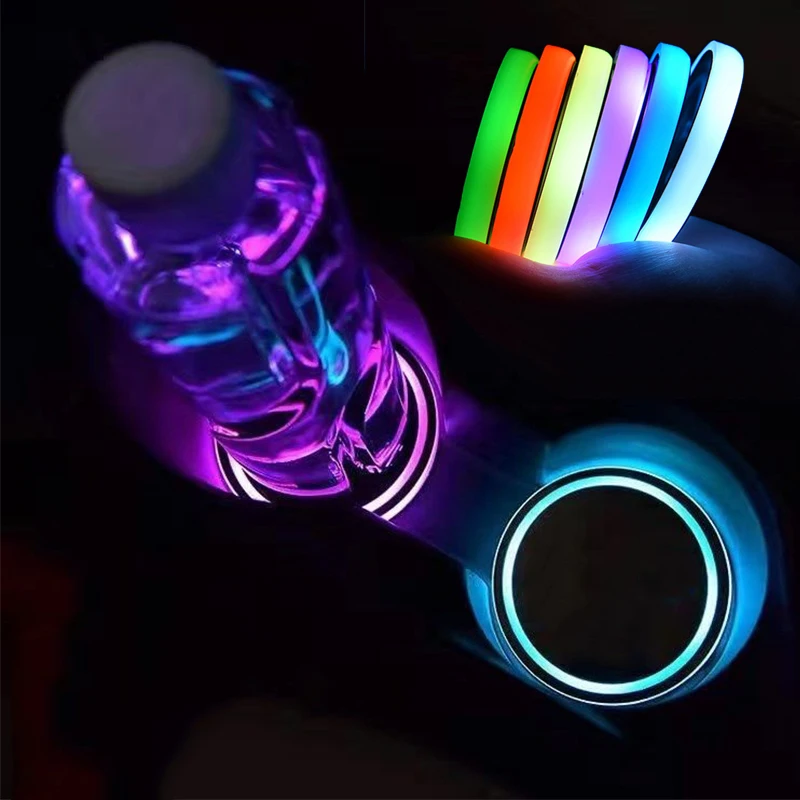 LED Coaster Luminous Car Water Cup Coaster Holder 7 Colorful RGB Light USB Charging Led Atmosphere Light Car Accessories
LED Coaster Luminous Car Water Cup Coaster Holder 7 Colorful RGB Light USB Charging Led Atmosphere Light Car Accessories