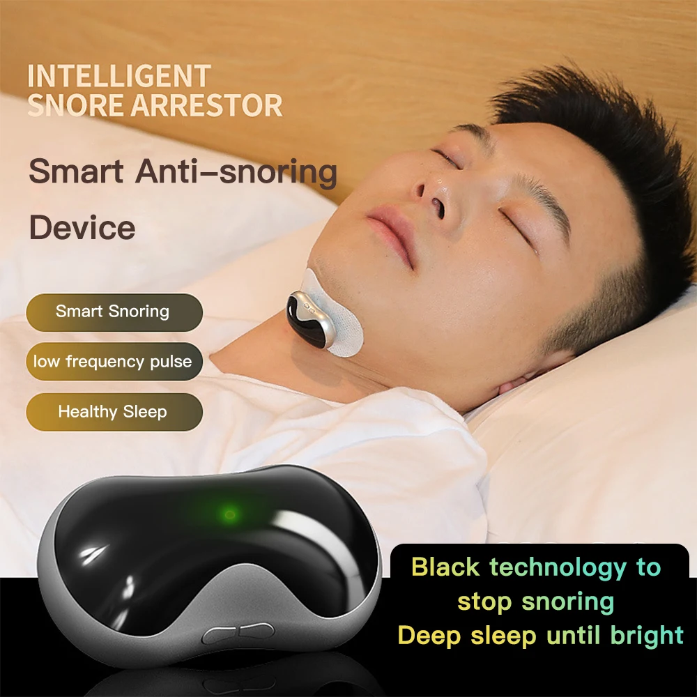 Electric Smart Snoring Stopper EMS Pulse Anti Snoring Device Effective Solution Snore Sleep Apnea Aid Noise Reduction Anti Ronco
Electric Smart Snoring Stopper EMS Pulse Anti Snoring Device Effective Solution Snore Sleep Apnea Aid Noise Reduction Anti Ronco