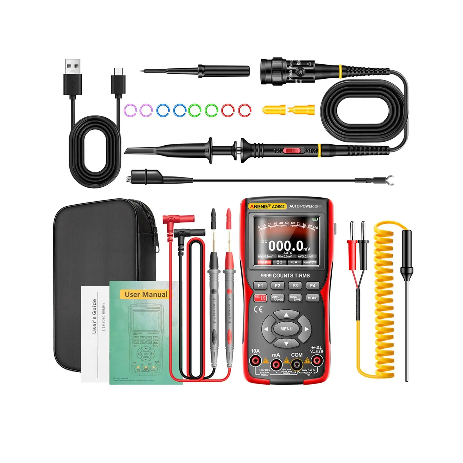 Professional Digital Oscilloscope Multimeter High Precision Handheld Durable Capacitance Tester
Professional Digital Oscilloscope Multimeter High Precision Handheld Durable Capacitance Tester