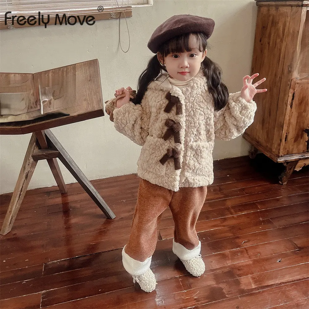 Freely Move Winter Baby Girl Jacket Thick Toddler Child Warm Coat Fashion Bowknot Kids Outwear New Cartoon Hooded Girl's Clothes
Freely Move Winter Baby Girl Jacket Thick Toddler Child Warm Coat Fashion Bowknot Kids Outwear New Cartoon Hooded Girl's Clothes
