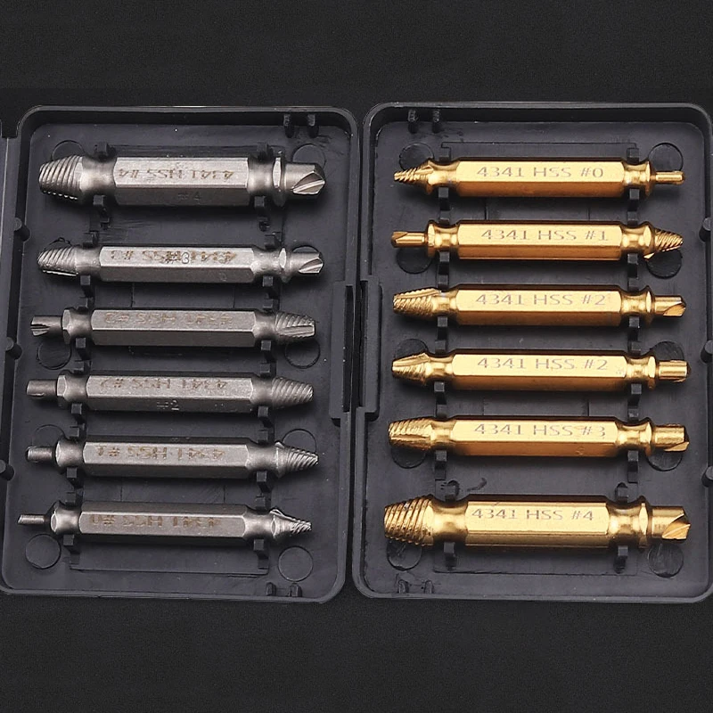 6/5/4PCS professional Screw Extractor Set Drill Bit Damaged Hight Speed Screw Bit Extractor Broken Screws Bolt Demolition Tools
6/5/4PCS professional Screw Extractor Set Drill Bit Damaged Hight Speed Screw Bit Extractor Broken Screws Bolt Demolition Tools