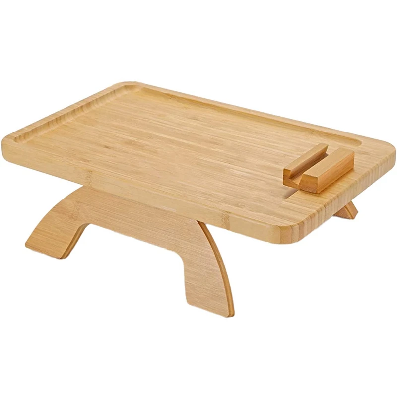 Bamboo Sofa Tray Table Clip on Side Table for Wide Couches Arm, Foldable Couch Tray with 360° Rotating Phone Holder
Bamboo Sofa Tray Table Clip on Side Table for Wide Couches Arm, Foldable Couch Tray with 360° Rotating Phone Holder