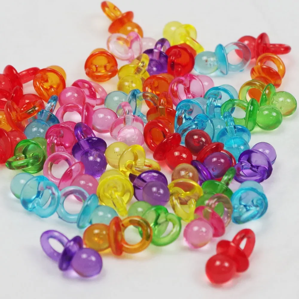 Mini Acrylic Nipple Plastic Pacifier Spacer Beads Pendant for Jewelry Making Baby Bracelet Necklace Baby Shower Cake Decor
Mini Acrylic Nipple Plastic Pacifier Spacer Beads Pendant for Jewelry Making Baby Bracelet Necklace Baby Shower Cake Decor