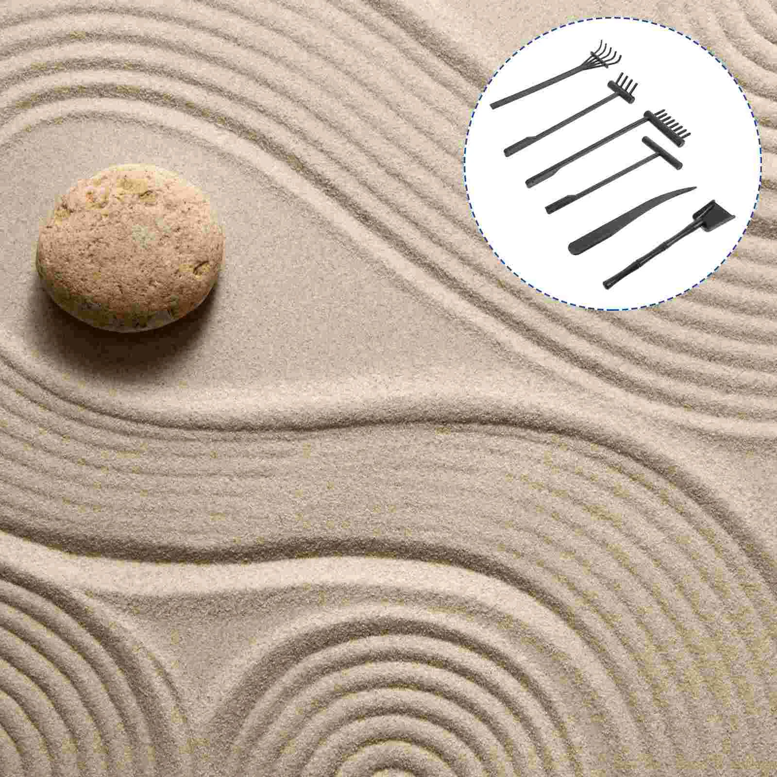 Garden Zen Rake Mini Sand Tools Sandbox Rakes Accessories Kit Tool Miniature Meditation Tabletop Gardening Toy Japanese Desktop
Garden Zen Rake Mini Sand Tools Sandbox Rakes Accessories Kit Tool Miniature Meditation Tabletop Gardening Toy Japanese Desktop