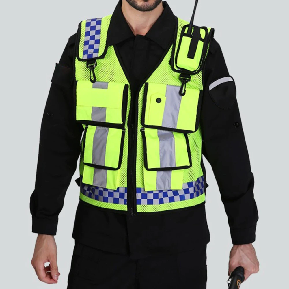 Multi-pocket Reflective Safety Vest Night Riding Safety Traffic Vest Railway Coal Miners Uniform Vest Breathable Reflective Vest
Multi-pocket Reflective Safety Vest Night Riding Safety Traffic Vest Railway Coal Miners Uniform Vest Breathable Reflective Vest