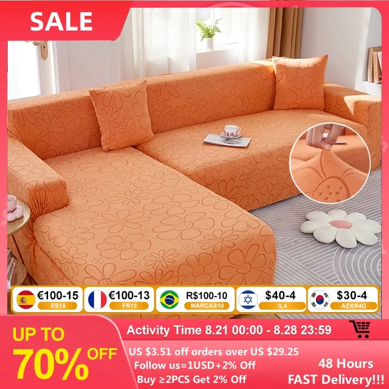 Jacquard Stretch Sofa Cover Elastic L Shaped Corner Sofas Slipcover Protector for Living Room Home Decor 1/2/3/4-seater Washable
Jacquard Stretch Sofa Cover Elastic L Shaped Corner Sofas Slipcover Protector for Living Room Home Decor 1/2/3/4-seater Washable
