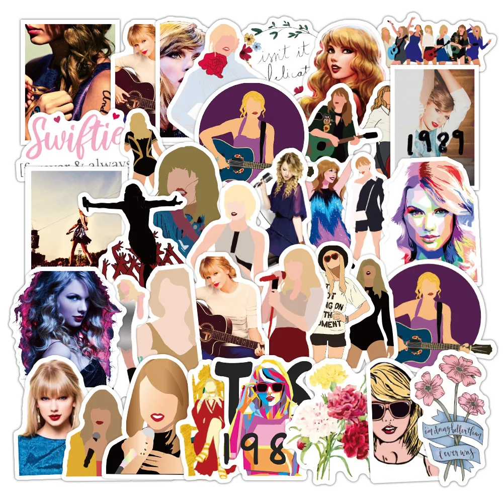 10/30/50Pcs Alison Taylor Swifts Stickers for Phone Guitar Laptop Skateboard Notebook Stationery Cartoon Sticker Kids Toy
10/30/50Pcs Alison Taylor Swifts Stickers for Phone Guitar Laptop Skateboard Notebook Stationery Cartoon Sticker Kids Toy