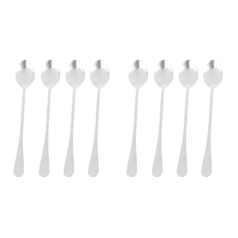 Набор из 8 кофейных ложек из нержавеющей стали с очень длинной круглой головкой
Набор из 8 кофейных ложек из нержавеющей стали с очень длинной круглой головкой