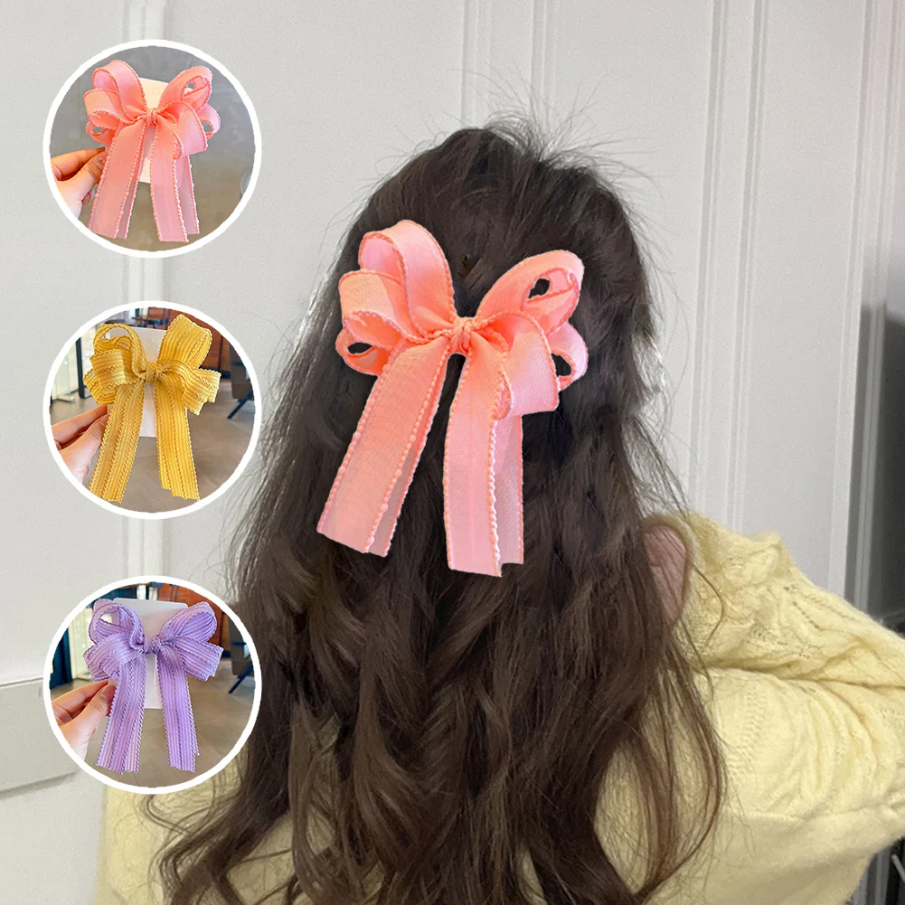 Children's Hair Accessories Double Tassels Bows Ribbons Braided Hairpins Headdresses Summer Girls Princess Hairpins
Children's Hair Accessories Double Tassels Bows Ribbons Braided Hairpins Headdresses Summer Girls Princess Hairpins