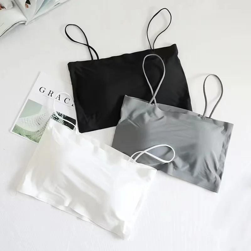 Top women Summer Women Sling Tube Top Sexy Bra Women underwear Push Up Bra Seamless Ice Silk Breast Wrap Lingerie Crop top
Top women Summer Women Sling Tube Top Sexy Bra Women underwear Push Up Bra Seamless Ice Silk Breast Wrap Lingerie Crop top