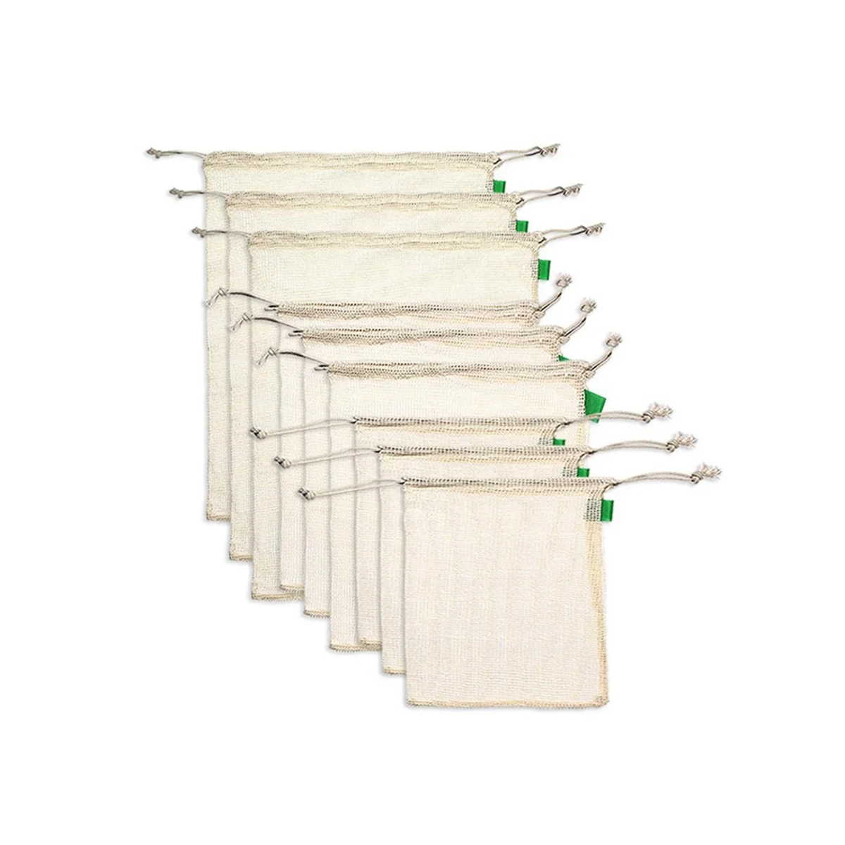 9 шт./набор, многоразовые моющиеся мешки на шнурке для хранения фруктов и овощей
9 шт./набор, многоразовые моющиеся мешки на шнурке для хранения фруктов и овощей