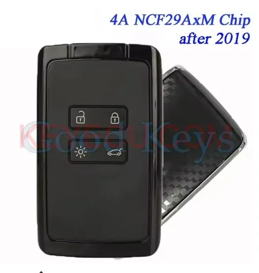 KEYECU KR5IK4CH-01 433 МГц 4A NCF29xM дистанционный ключ для Renault Kadjar Clio5 Zoe2 Koleos Captur Scenic Megane 2019-2022
KEYECU KR5IK4CH-01 433 МГц 4A NCF29xM дистанционный ключ для Renault Kadjar Clio5 Zoe2 Koleos Captur Scenic Megane 2019-2022